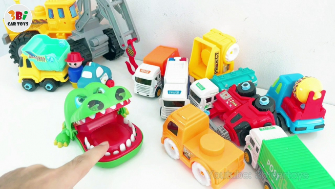 Bẻ răng cá sấu lấy được rất nhiều ô tô đồ chơi, Xe đồ chơi trẻ em. 3bi car toys