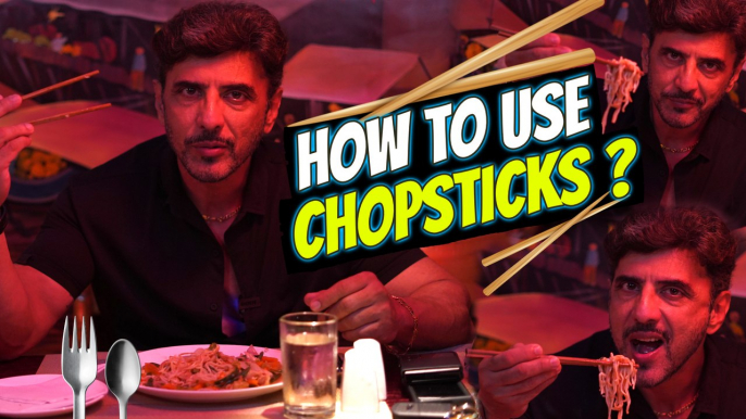 How to use chopsticks | My Embarrassing Experience  | King Prithiveeraj