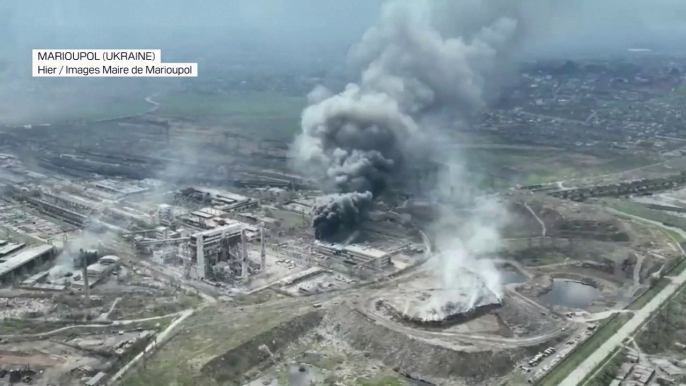 Les images d'une usine de Marioupol attaquée par les forces russes, où sont réfugiés soldats et civils ukrainiens