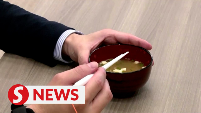 'Smart' chopsticks enhance the taste of food in Japan