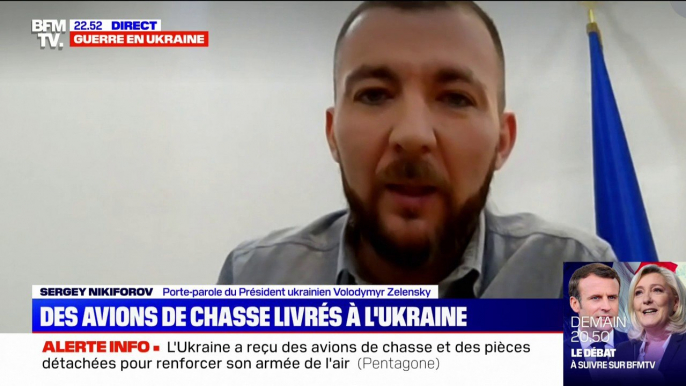 Livraisons d'armes à l'Ukraine: "Beaucoup de pays nous aident de manière confidentielle", affirme le porte-parole de Volodymyr Zelensky