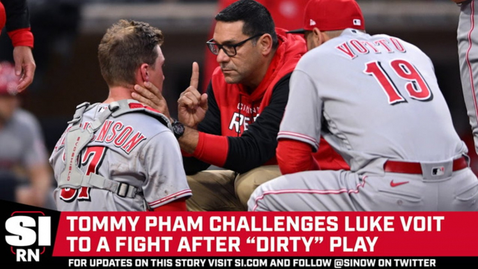 Reds Outfielder Tommy Pham Wants to Fight Padres DH Luke Voit After "Dirty" Play