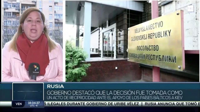 Cancillería de Rusia anunció el cierre de representaciones consulares en Letonia, Lituania y Estonia