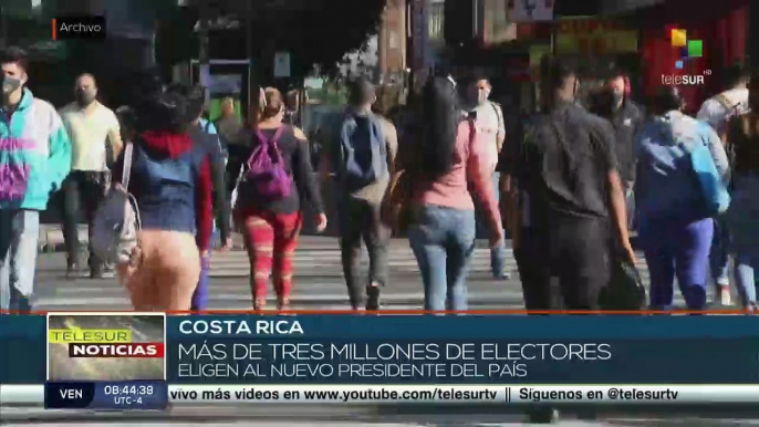 En Costa Rica avanzan elecciones presidenciales en plena normalidad