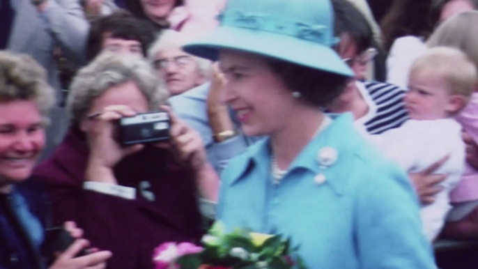 The Queen's 1977 Silver Jubilee tour in the North East - North East Film Archive