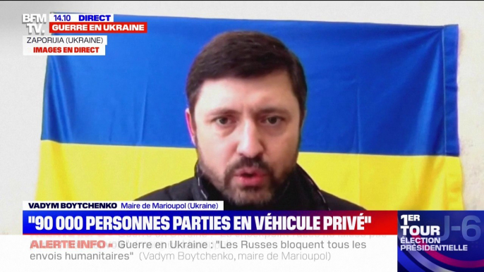 Ukraine: selon le maire de Marioupol, "les Russes bloquent tous les envois humanitaires" vers sa ville