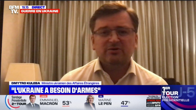 Dmytro Kuleba, ministre ukrainien des Affaires étrangères: "Nous nous préparons à une nouvelle offensive de la Russie au Donbass"