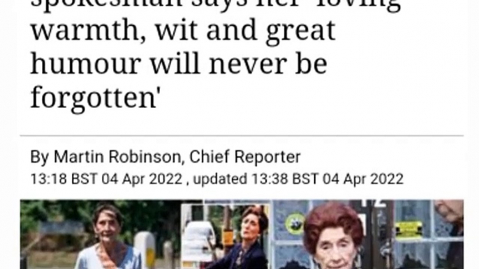 EastEnders legend June Brown Passed away  June Brown death news  June Brown news  June Brown