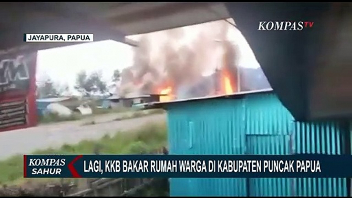 Kembali Tebar Teror, KKB Papua Bakar Rumah Warga di Kabupaten Puncak