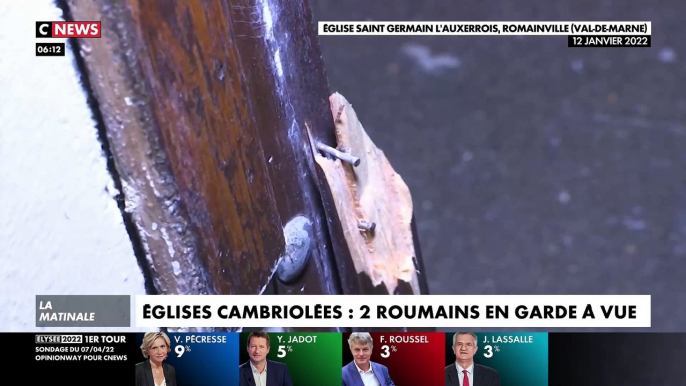 Deux hommes soupçonnés d'avoir cambriolé la cathédrale de Grenoble et plusieurs églises en région parisienne, pour un préjudice de "plusieurs dizaines de milliers d'euros", placés en garde à vue - VIDEO