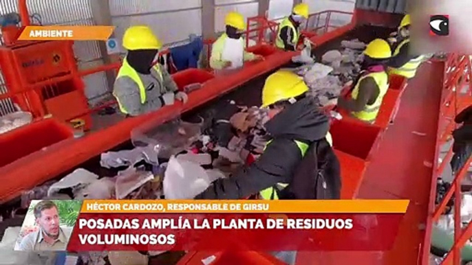 Posadas amplía la planta de residuos voluminosos