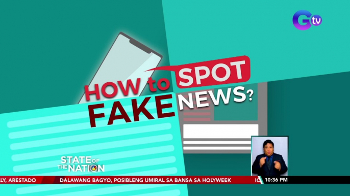 Mga paraan para labanan ang fake news, hatid ng "Votebook" ng State of the Nation | SONA