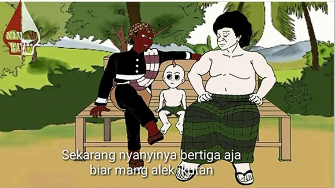 Kartun Lucu animasi wayang - misteri suara cacing terpecahkan