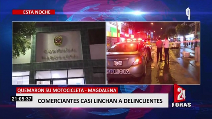 Magdalena: cansados de la delincuencia vecinos casi linchan a presuntos ladrones