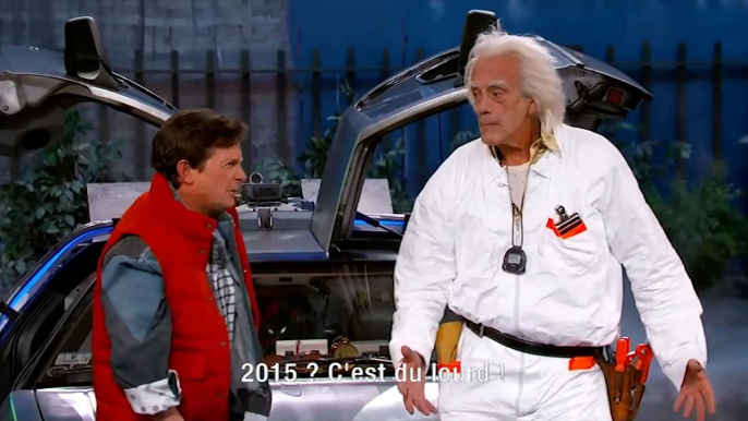 Doc et Marty sont bien arrivés sur le plateau de Jimmy Kimmel