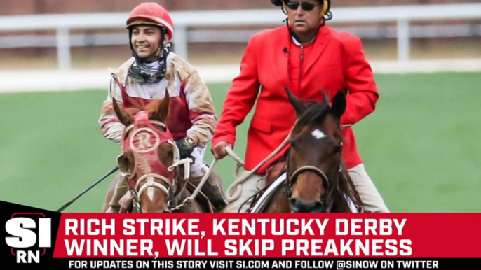 Rich Strike, Kentucky Derby Winner, Will Skip Preakness