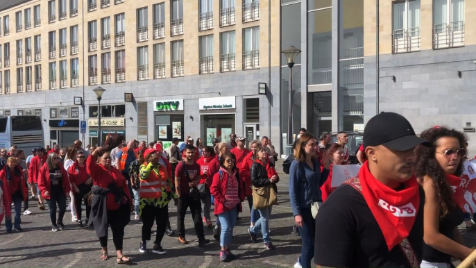 Environ 3500 manifestants dans les rues de Liège pour une amélioration du pouvoir d'achat