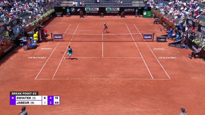 Swiatek v Jabeur | WTA Italian Open Final | Match Highlights