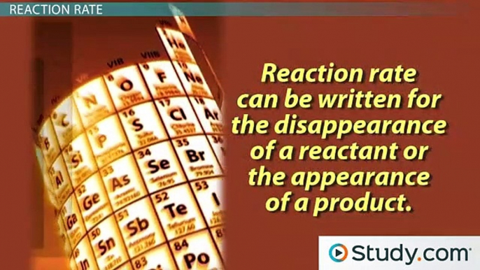 Rate of a Chemical Reaction- Modifying Factors