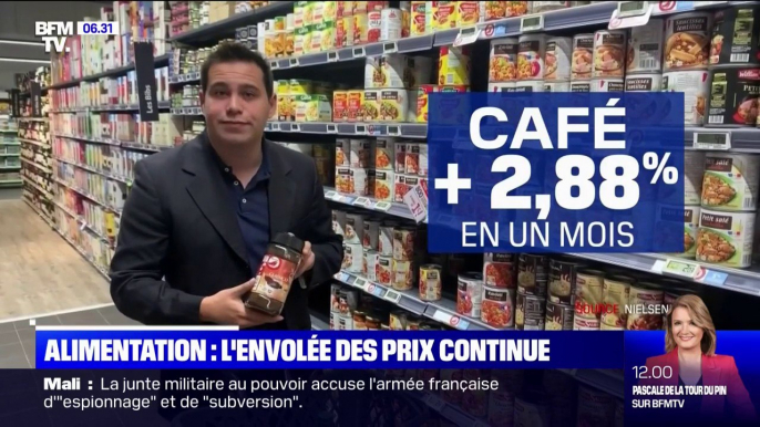 +2,7% en moyenne: dans les rayons de supermarchés, plus de 90% des produits sont touchés par les hausses de prix