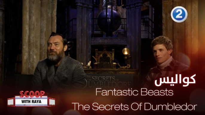 Eddie Redmayne و Jude Law يكشفان لريا كواليس  Fantastic Beasts The Secrets Of Dumbledor