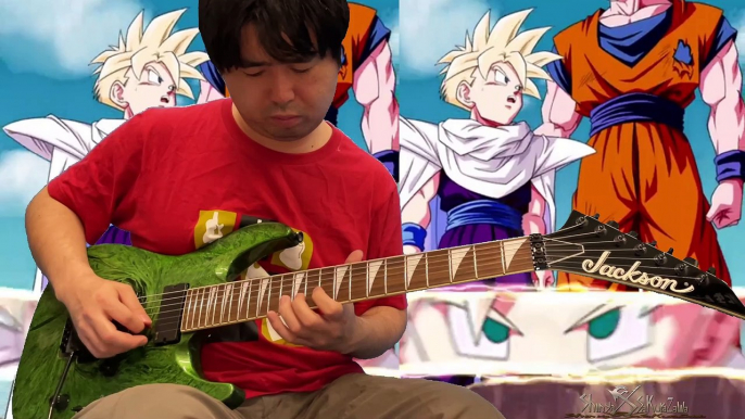 Dragon Ball Z Dokkan Battle OST Guitar Cover-STR Exchange SSJ Goku & SSJ Gohan Active Skill