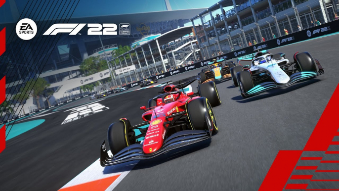 Vistazo gameplay al Autódromo Internacional de Miami en F1 22, de Codemasters