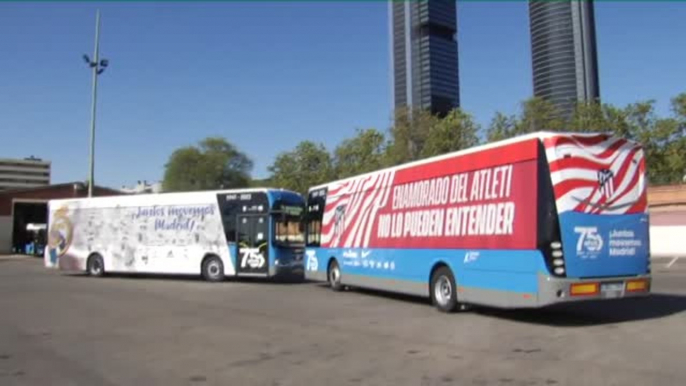 Los jugadores del derby llegarán al Wanda Metropolitano por primera vez en transporte público