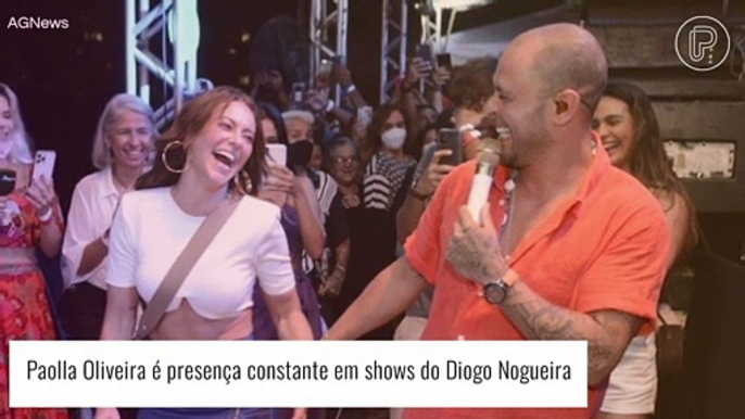 Privilégios? Atitude de Paolla Oliveira em shows de Diogo Nogueira surpreende. Entenda!