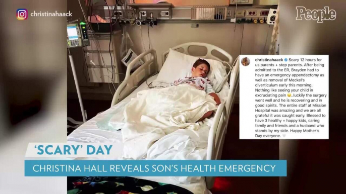 Christina Hall Reveals Son Brayden, 6, Underwent an 'Emergency' Appendectomy: 'Scary 12 Hours'