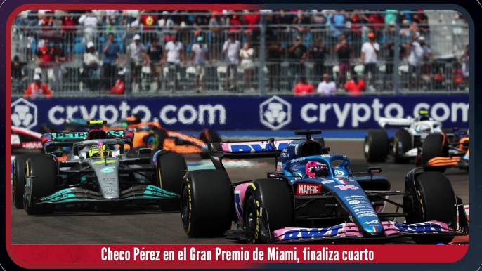 Checo Pérez aguantó y quedó en 4to lugar - Reacción en Cadena