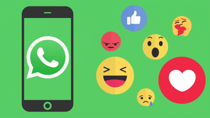 WhatsApp Reactions Demo On Apple iPhone