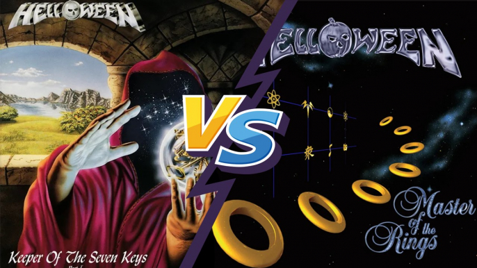 TRACKLIST - HELLOWEEN  "Keeper 1" VS  "Master of the rings"