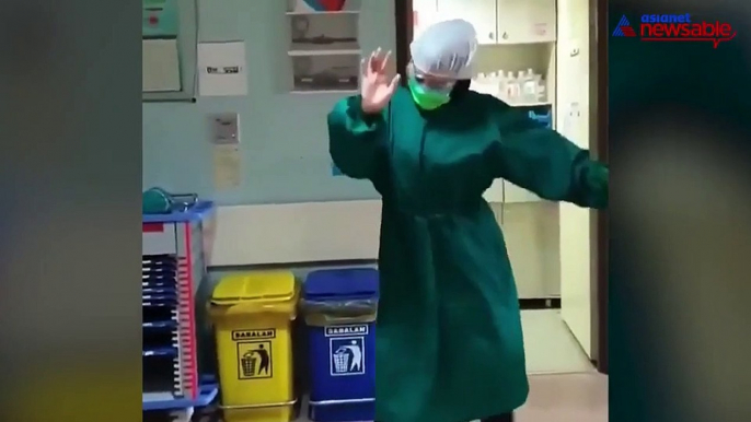 Coronavirus: Iranian nurses, doctors entertain patients with dance