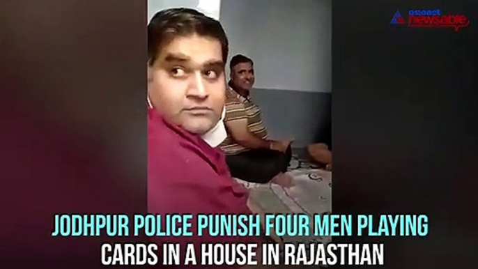 Coronavirus lockdown: Rajasthan Police punishing men playing cards at home draws ire from netizens