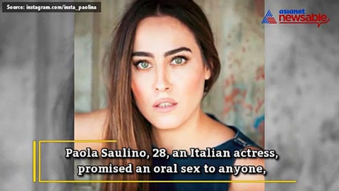 Real or fake: Like Poonam Pandey, woman vowed to perform sex act on anyone who voted against Italian PM