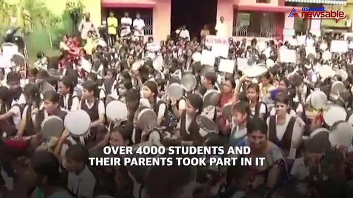 4000 students protest in Bantwal over withdrawal of grant