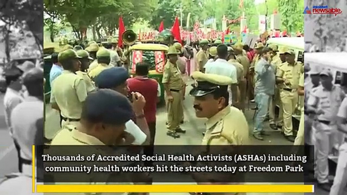 From civic workers to community health activist protest; Bengaluru gets jammed