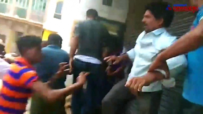 Fight  between BJP and Congress workers