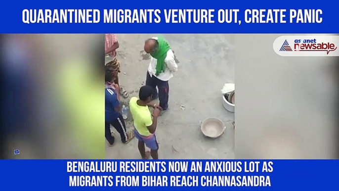 Migrants try to wash off home quarantine stamp, create panic among Bengaluru residents