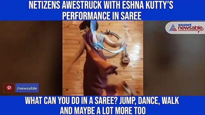 Watch: Video of woman hoop dancing in six yards inspires #SareeFlow trend, gains massive praise