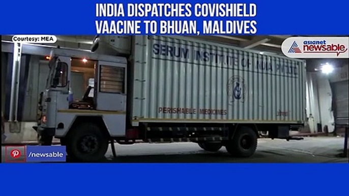 India-made COVID-19 Covishield vaccine shipment