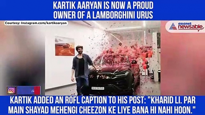 Kartik Aaryan buys a Lamborghini Urus