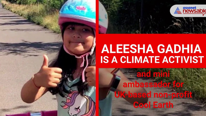 6-year-old Indian-origin girl, Aleesha Gadhia, wins UK PM's award for climate campaign