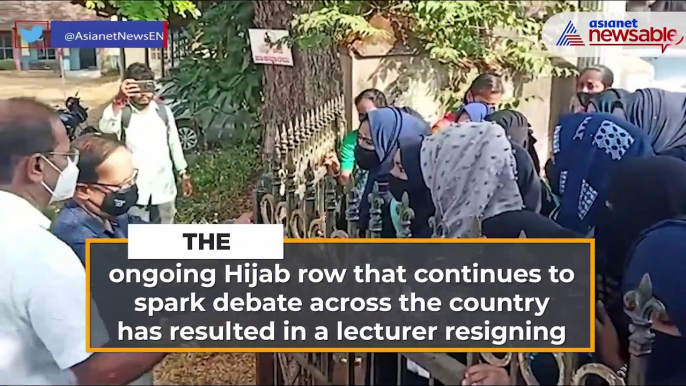 Hijab row: PU college lecturer resigns after college cites HC's interim order