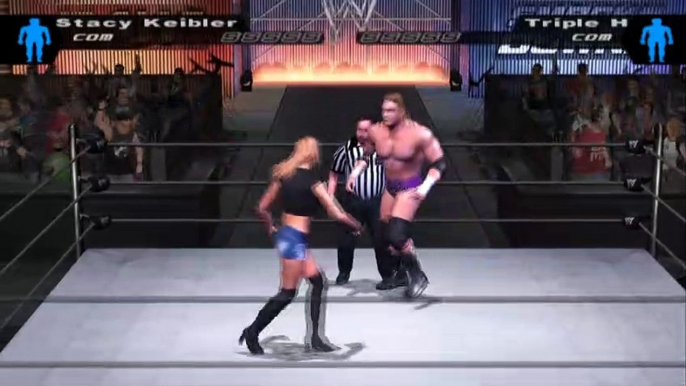 WWE SmackDown! Here Comes the Pain Stacy Keibler vs HHH