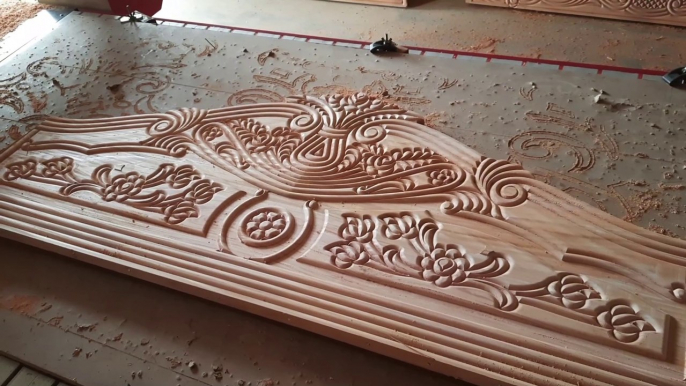 Amazing Bed design is beautifully designed using CNC machine