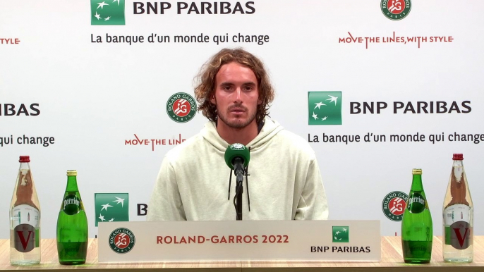 Roland-Garros 2022 - Stefanos Tsitsipas : "I showed that I was able to display very good tennis here and also in other tournaments, not necessarily in the final"