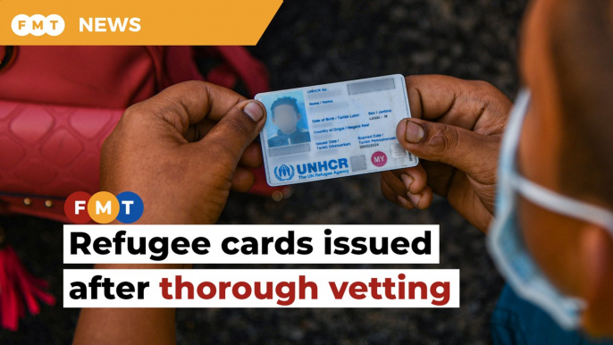 Refugee cards issued based on strict criteria, says UN agency