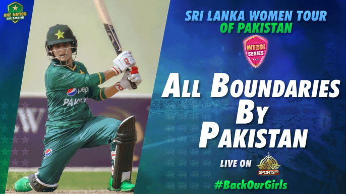 All Boundaries By Pakistan | Pakistan Women vs Sri Lanka Women | 2nd T20I 2022 | PCB | MA2T